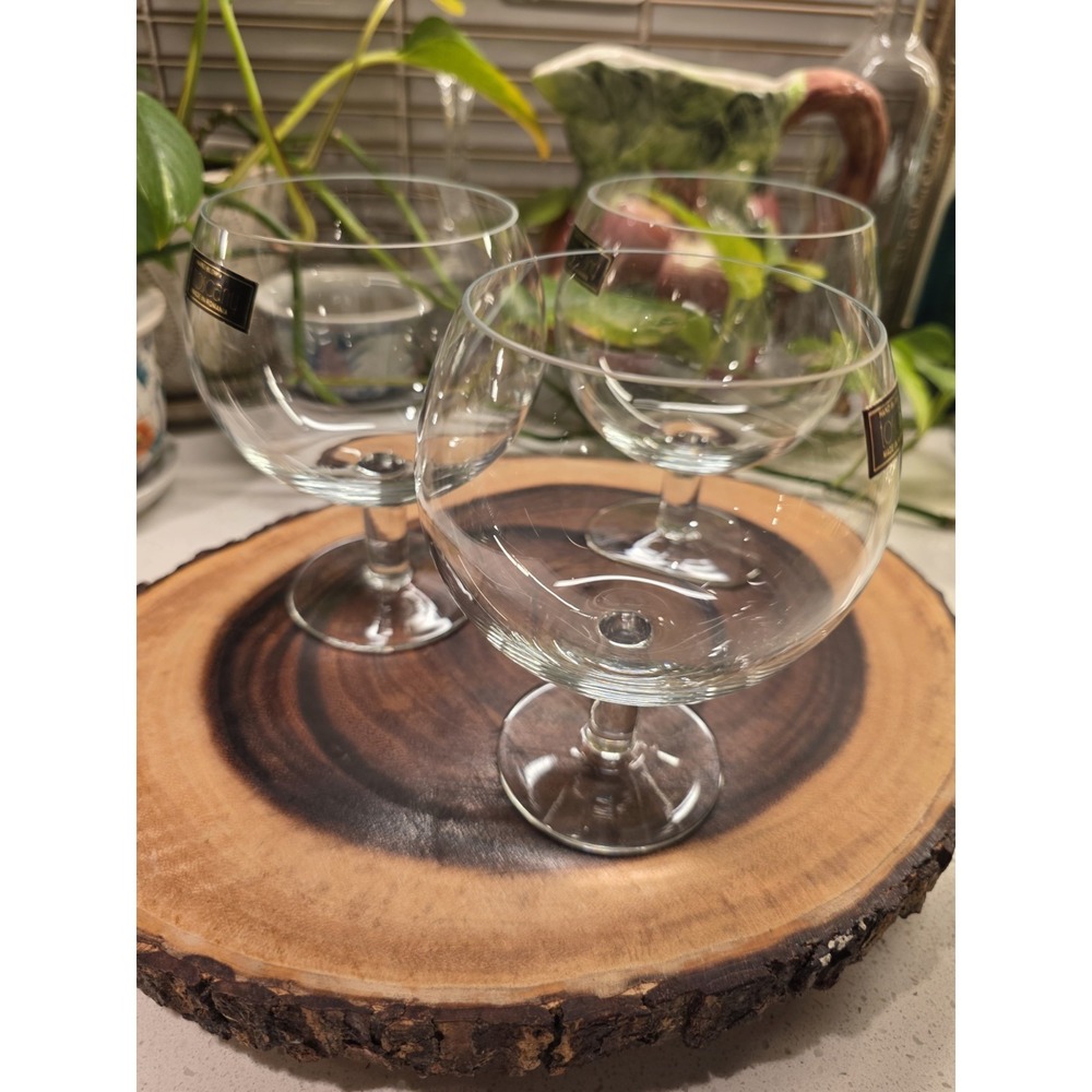 3 Toscany Hand Blown Balloon Glasses - Picture 4 of 14